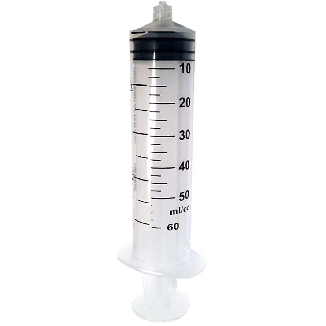 Syringe 60cc LL Latex Free Blister Pack Luer Lock Tip Without Safety General Purpose 50/60 mL (25/BX 6BX/CS) by Exel Corporation  ID 26300